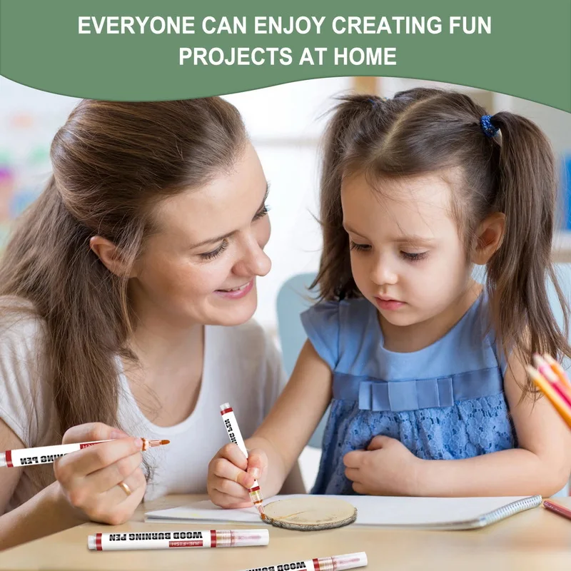 Multifunction Pen Invisible Ink Pen Highlighter Pens Water Color Brush Pen Conductive Ink Pen Car Painting Pen Ink Ballpoint Pen Coloured Glue Pen Knysna 3Pcs DIY Wood Burning Pen Scorch Wood Burned Marker Pyrography Caramel Pens Safe Non-toxic Art Pyrography Tools Kid Gift