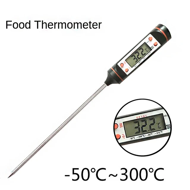 Digital Thermometer With 15cm Long Probe Candle Making Kits Measure Liquid  Soy Paraffin Wax Baked Milk Meat BBQ Wax Melts - AliExpress