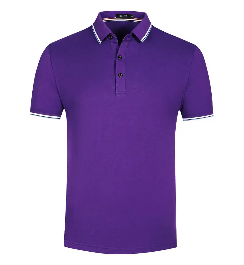 Short Sleeved Polo Shirt Golf Jersey Company Group Breathable Fitness Lapel Sports Sleeved 12-Color Large Top intercolored lapel