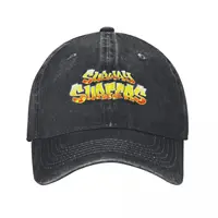 Subway Surfers Baseball Cap Video Game Couple Women Designer Trucker Hat Summer Casual Outdoor Sports Snapback Cap 2