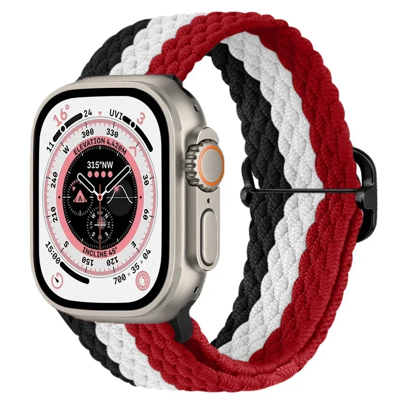 Adjustable Nylon Strap for Smartwatch - Versatile & Stylish Bracelet Band