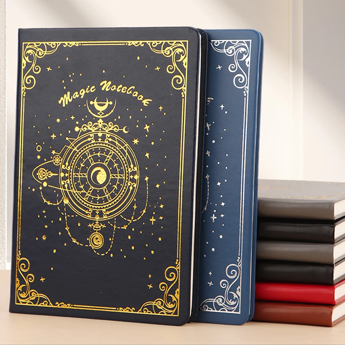 Blank Inner Page PU Magic Notebook