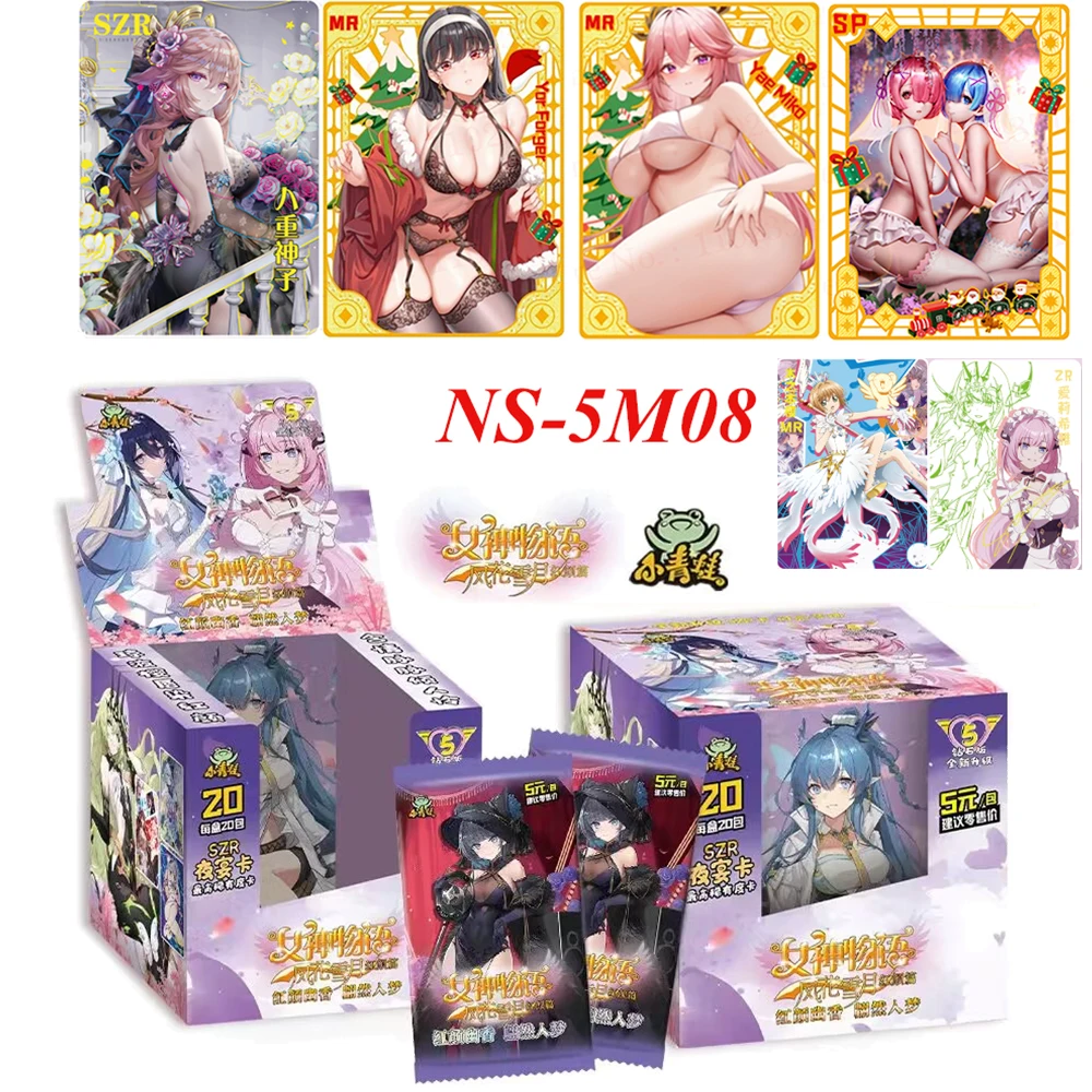 

New Goddess Story NS-5m08 ZR MR Ins Collection Card Girls Party Swimsuit Bikini Feast Booster Box Doujin Toys And Hobbies Gift