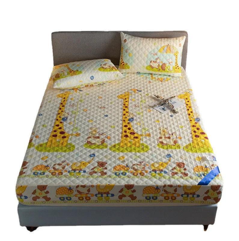 

Cotton waterproof bedsheet, single piece bedspread, cotton anti slip mattress, Simmons protective cover, dust cover