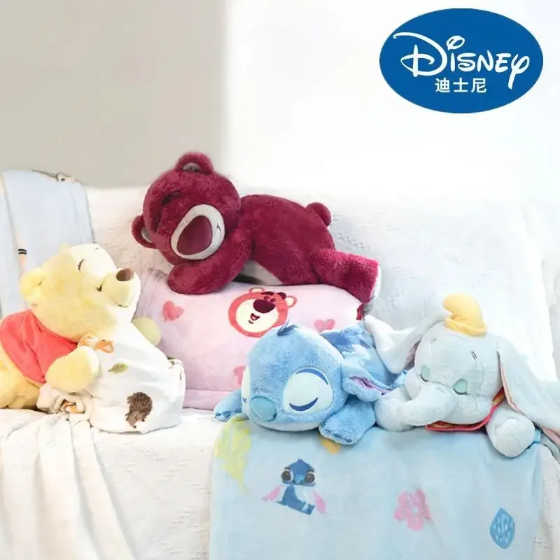 

Disney Stitch Toy Story Lotso Kawaii Bear Strawberry Sofa Plush Pillow Stuffed Toys Children Girls Friends Festivals Birthday Gi