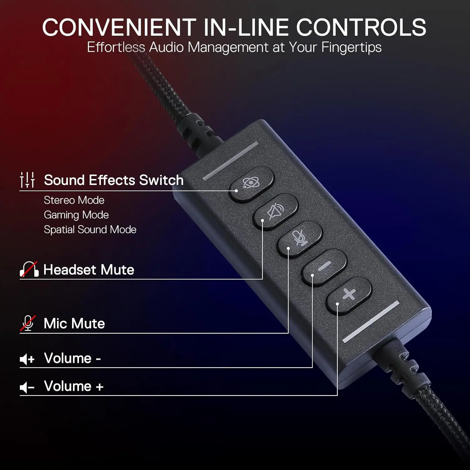 Redragon H730 USB Wired Gaming Headset thumbnail 2