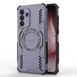 Enhanced Heat Dissipation Protective Case with Magnetic Wireless Charging Capability - Galaxy A27 (Purple)
