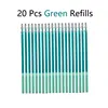 20 Pcs Green refill