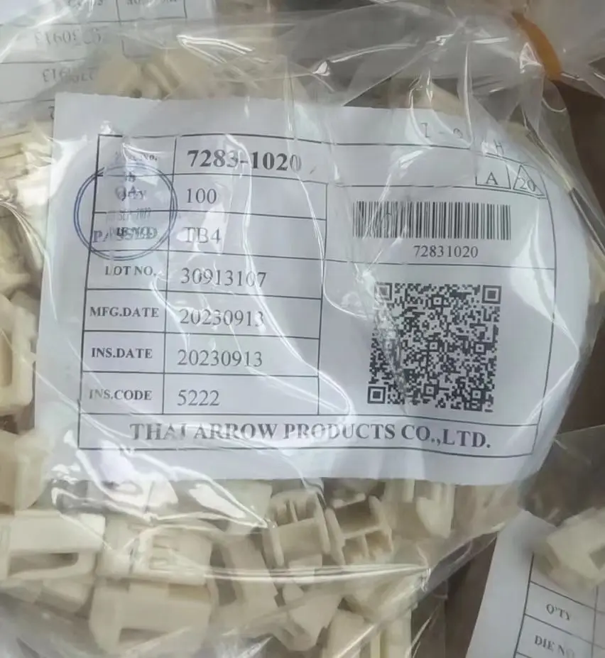 YAZAKI Yazaki 플라스틱 쉘 7116-4020 터미널 자동차 커넥터 매칭, 7283-1020, 5 개
