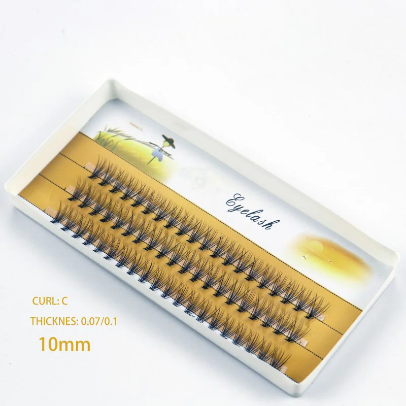 1 Box/60 Bündel Nerzwimpern Russische Einzelwimpern-Cluster Natürliche Wimpernverlängerung Make-up-Tool Falsche Wimpern Großhandel – Detail 7