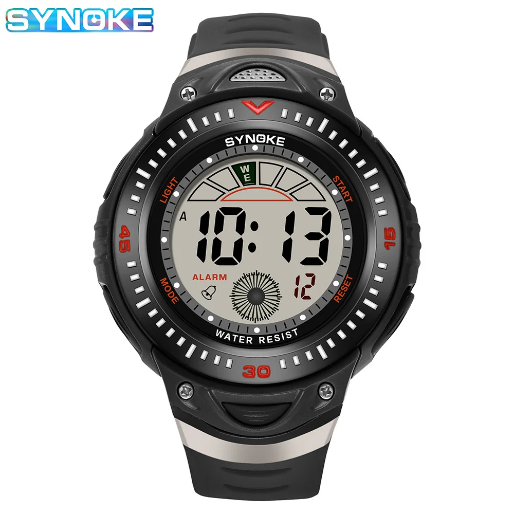 

Подростковые водонепроницаемые спортивные часы-светящийся дисплей высокой видимости, модный электронный таймер, Прочный Прохладный дизайн