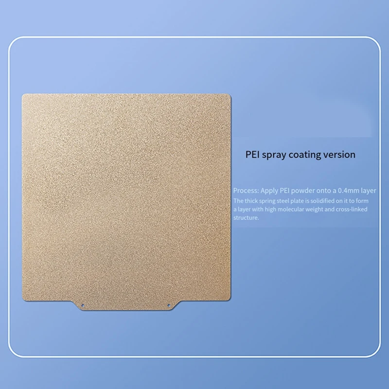 2개의 맥스 플레이트용 430X430mm PEI 텍스처드 스무스 양면 430x430 빌드 플레이트(넵튠 4 맥스 빌드 플레이트-A32R용)