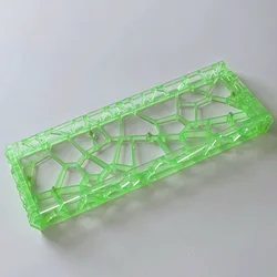 Transparent Custom Keyboard Shell for DIY Enthusiasts | Holy60 Series (Green case)