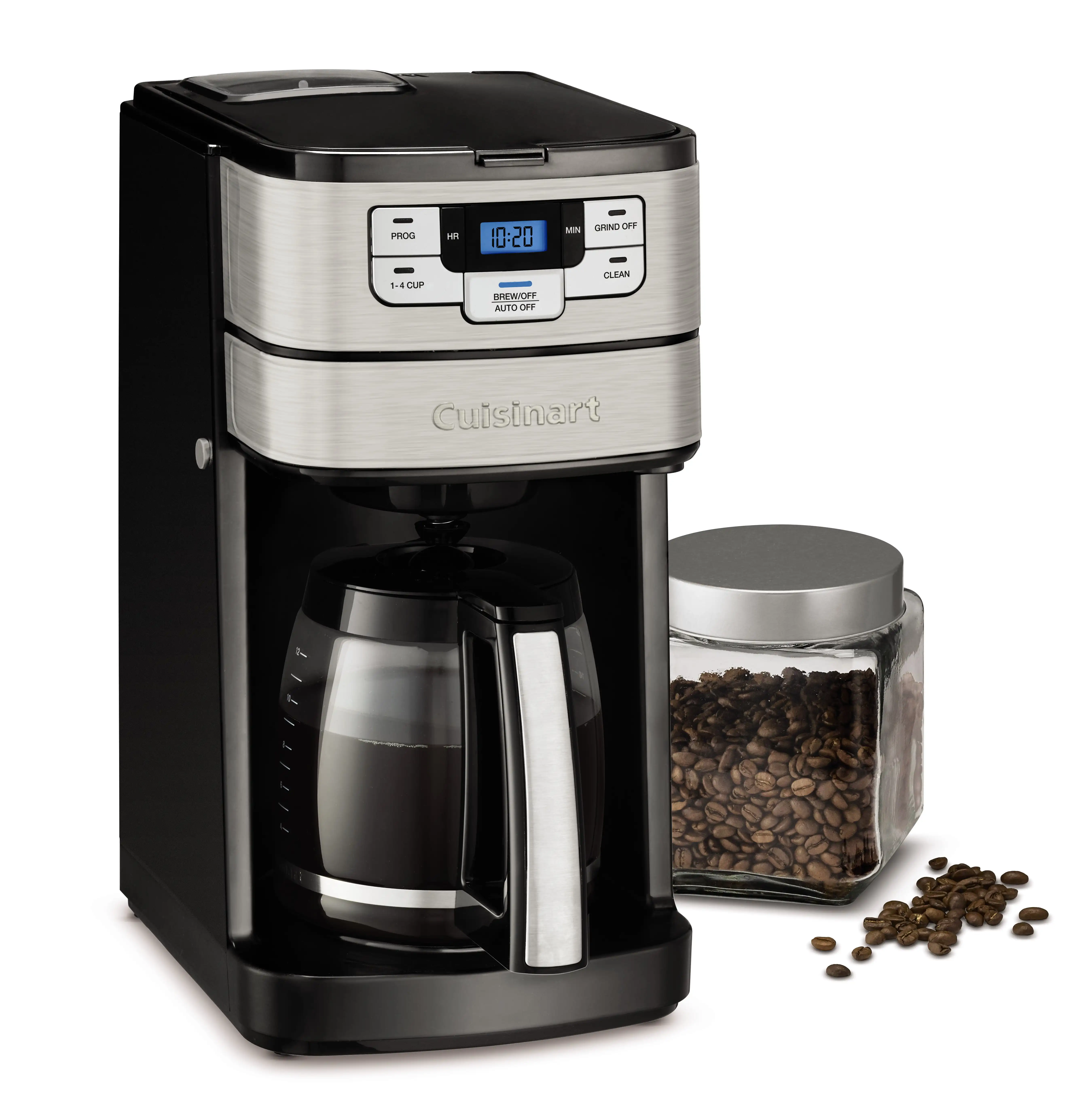 

Cuisinart 12 Cup Automatic Grind & Brew Coffeemaker, Black Cuisinart 12 Cup Automatic Grind & Brew Coffeemaker, Black