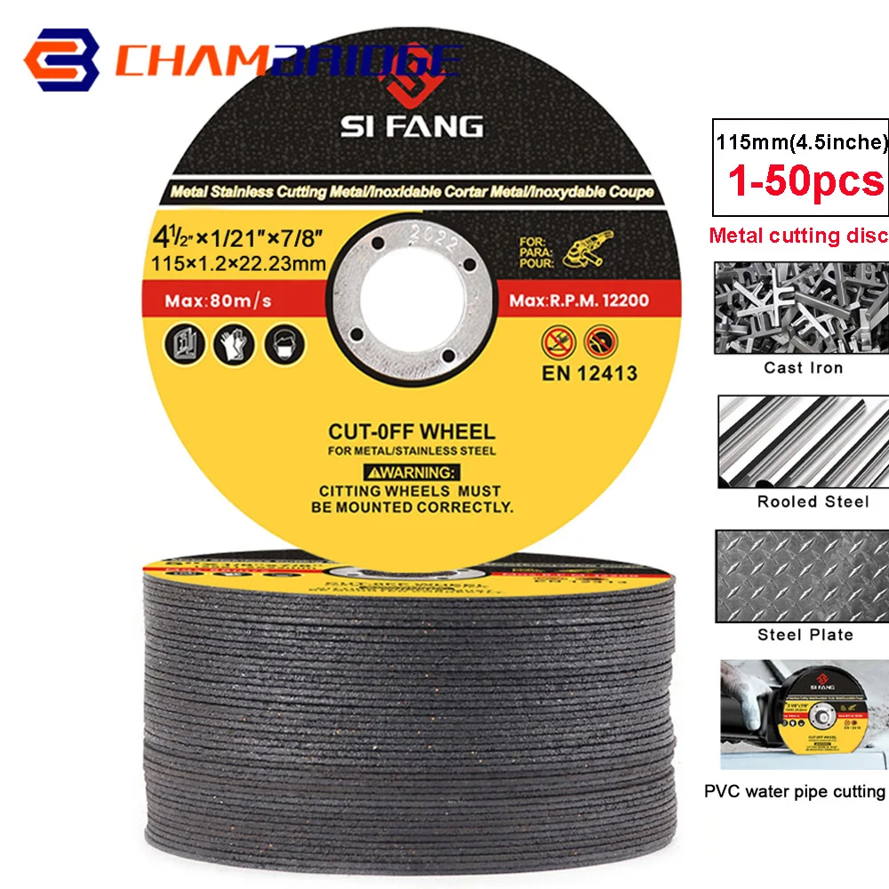 115mm Metal Resin Cutting Grinding Discs 4.5" 7/8" Bore Cut Off Wheel Flap for Angle Grinder Rotary Tool 1-50Pcs cutting disc grinding disc abrasive wheel grinding wheel cutting blade
