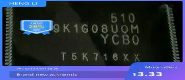

100% NEW K9F1G08UOM-YCBO