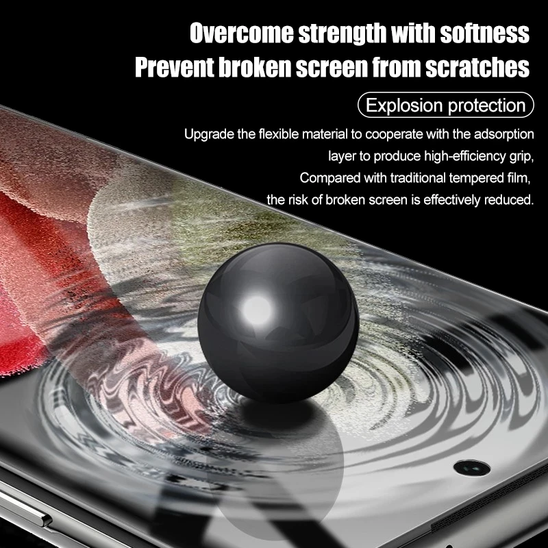 Premium Hydrogel Screen Protector Set - Pack of 4 Films