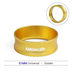 Magnetic Coffee Dosing Ring Funnel - Premium Barista Espresso Tool (AliKisscafe 51mm GD)