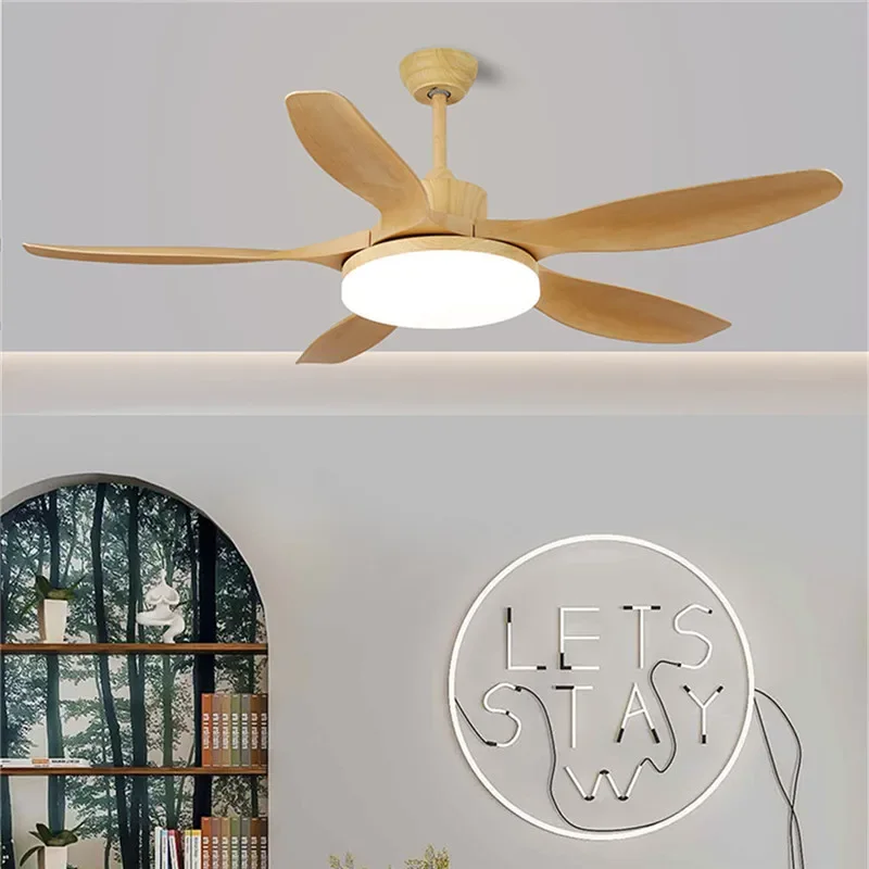 AFRA Modern Fan Light Luxury Living Room Restaurant Bedroom Study LED Ceiling Fan Light Remote Electric
