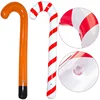 90cm Christmas PVC Inflatable Balloon Cane Toys Kids Inflatable Candy Cane Balloons Indoor and Outdoor Holiday Decoration Props 2