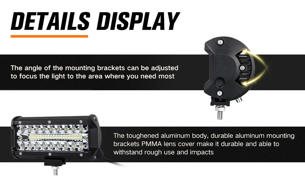 led light bar  details 