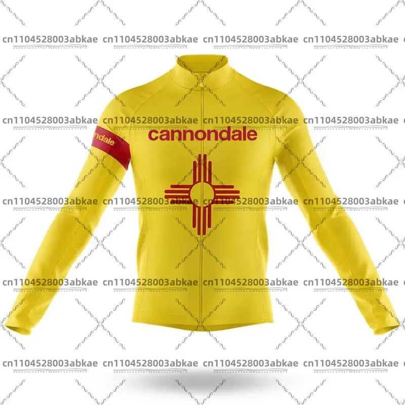 Cannondale Men's Long Sleeve Thin Cycling Jersey Spring and Autumn Anti-UV Mesh Mountain Bike Clothing - Image 7