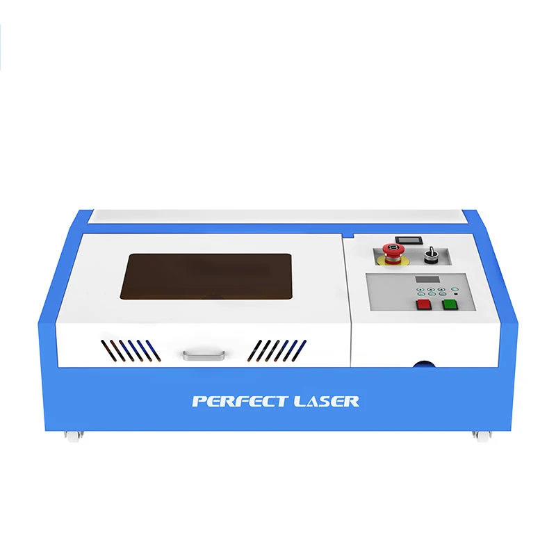 

40W Mini co2 Laser Engraving Machine for Rubber Stamp Plastic Acrylic ABS Wood Paper Leather Craft Stamp Marking Engraver