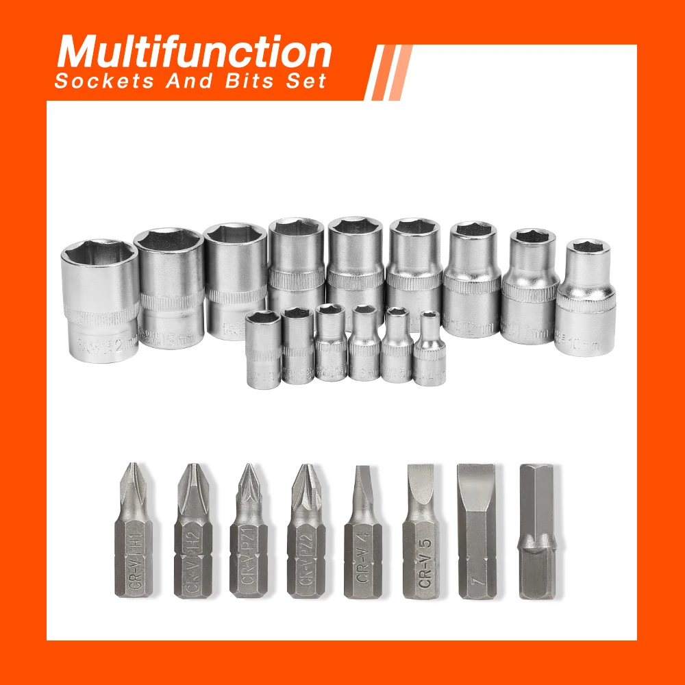 ValueMax 27-122PC 손 도구 세트 자동차 수리 도구 키트 세트 홈 소켓 렌치 세트에 대 한 기계 도구 상자 래칫 드라이버 키트