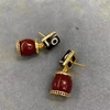 Tibetan Auspicious Earrings, Ethnic Earrings, grand and fashionable 4