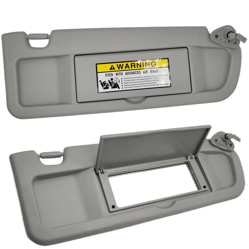 

Passenger Right Clear Gray Light Gary Sun Visor for 2006-2008 Honda Civic