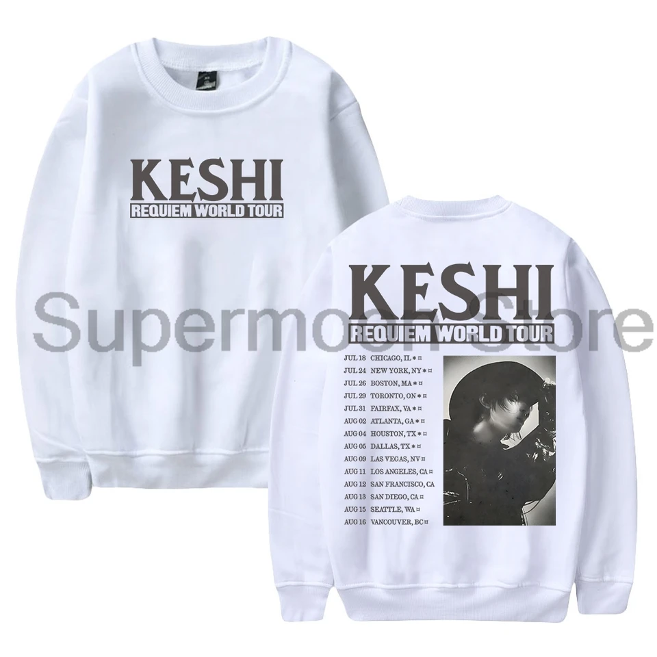 Keshi Requiem World Tour 2025 Merch Crewneck Long Sleeve
