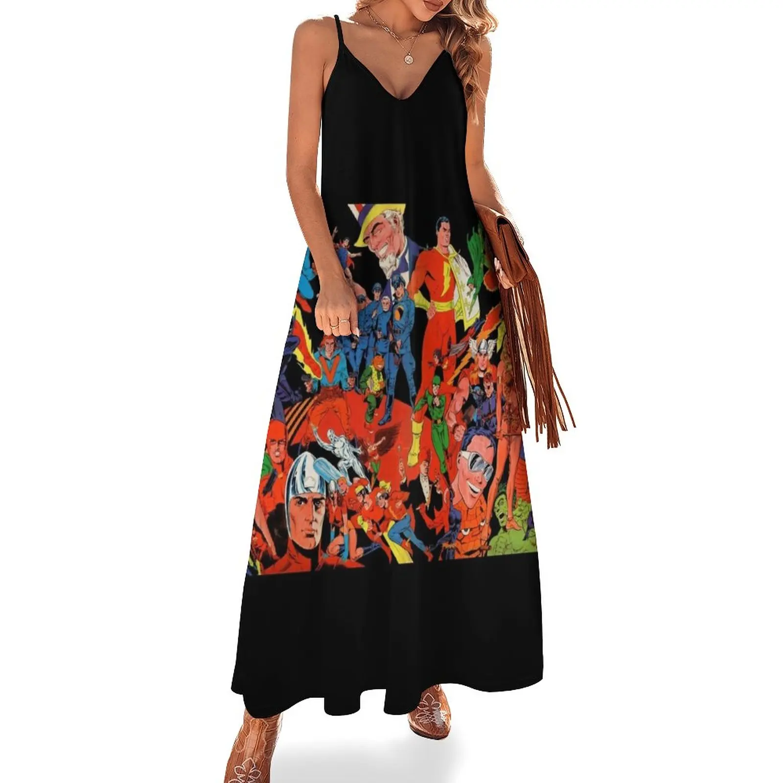 

History of Comics 2 Sleeveless Dress clothing women summer 2024 summer dress women 2024 prom clothes dress women summer