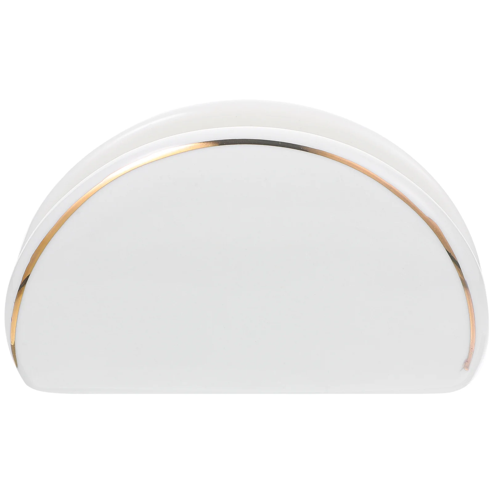

Napkin Holder Holders Desktop Stand Decorate for Tissue Napkins Table White Countertop Ceramic Tissues