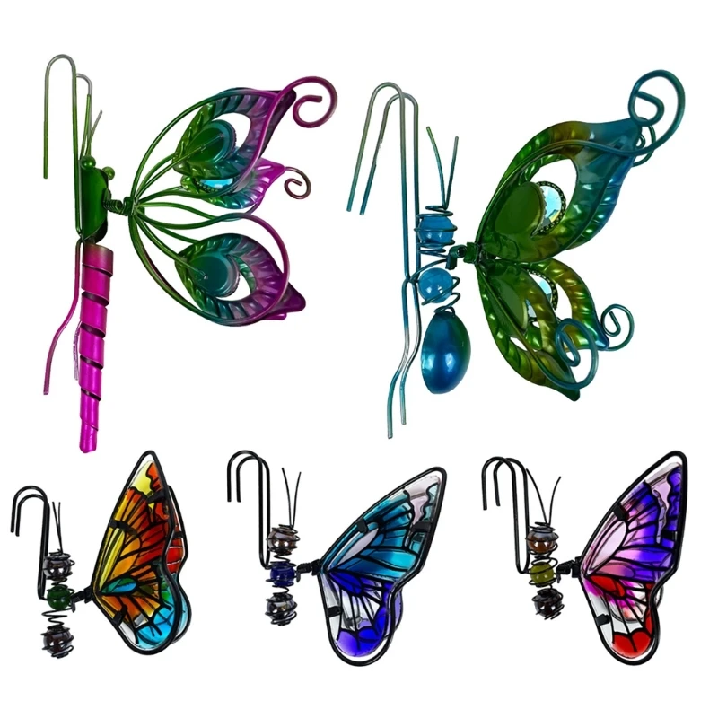 

Metal Butterflies Wall Hanging Planter Decorative Flower Pots Indoor Outdoor