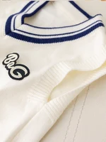 Autumn Winter Baby Knit Sweater Vest Kids Boys Pullover V-Neck Sweater Toddler Girl Casual Outerwear New Style 4