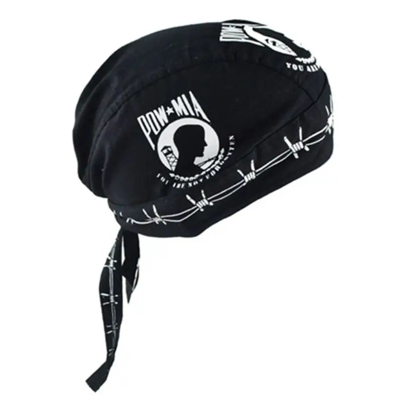 Sweat Wicking Cap Outdoor Head Wrap For Men and Women Cycling Hat Motorcycle Biker Bandana Helmet Liner