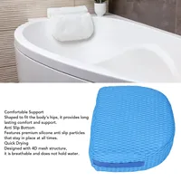 Hot Tub Booster Seat 5 นิ้วBreathableสบายแห้งเร็วAnti Slipด้านล่างล้างทําความสะอาดได้Hot Tubสนับสนุนเบาะสําหรับอ่างอาบน้ํา 3