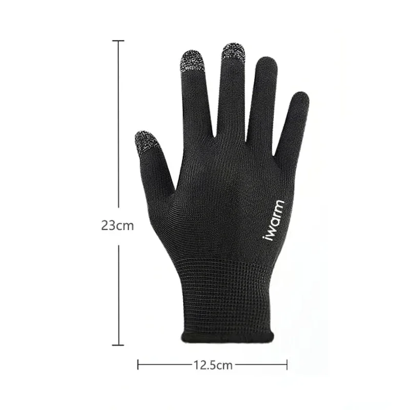 Windproof Winter Warm Gloves Cycling Glove Anti-slip Thermal Fleece Glove Full-Finger Fishing Motorcycle Skiing Glove 2