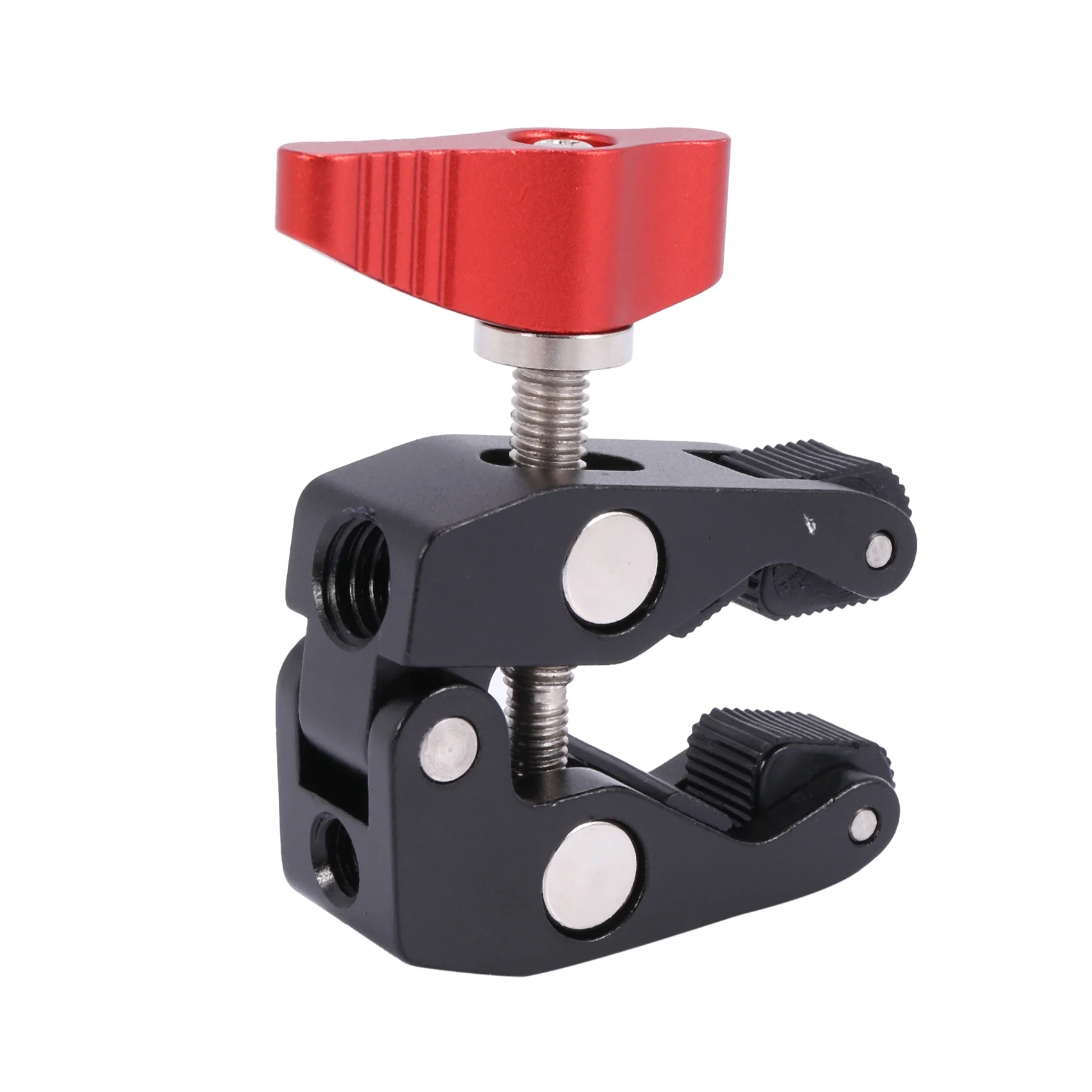 A73E-Slr Camera Magic Arm Double Hot Shoe Ball Head Crab Claw Clip Universal Monitor Bracket Ball Head Clamp Super Holder Stand