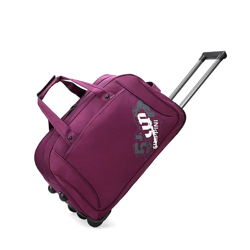 Large Capacity Suitcase Oxford Cloth Trolley Case Foldable