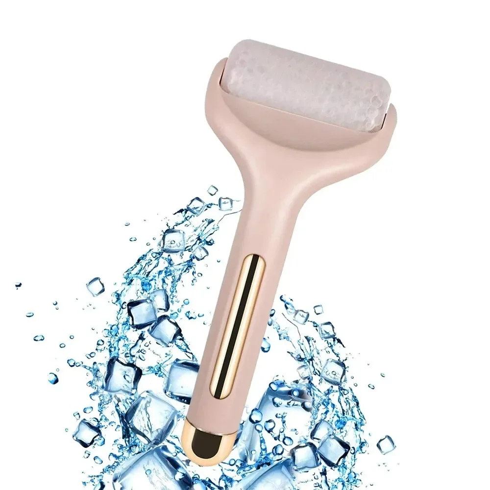 

Pink Ice Roller Face Roller Massager for Puffiness Relief Pain and Minor Beauty Products To Tighten Pores Whiten Skin Care Tools