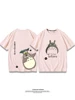 Miyazaki Anime Dust Fairy 100% cotton short-sleeved T-shirt Summer men's and women's CuHK children totoro clothes 4