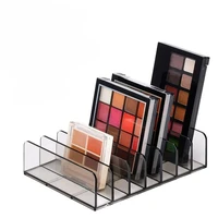 7 Grids Clear Acrylic Eyeshadow Compact Organizer Drawer Organization Transparent Slot Cosmetics Case Divider Makeup Storage Box 1