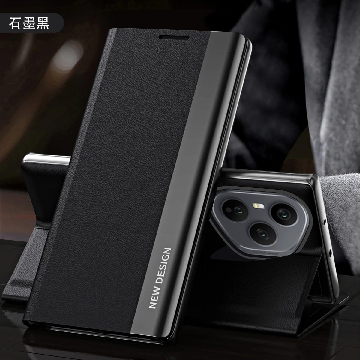 Luxury All-Inclusive Leather Stand Case - Business Style, Shockproof