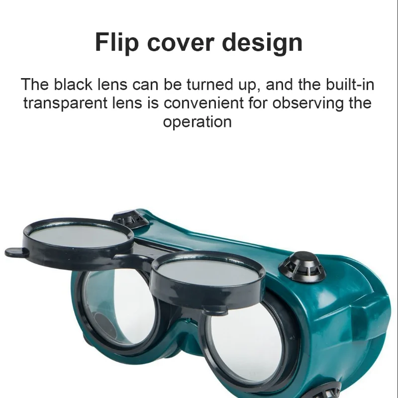 Gafas de Seguridad con Copa para Soldar Copa Ocular de Doble Lente de 50 Mm  para Soldadura Fuerte Y Corte de Metales Cola Gafas de soldador