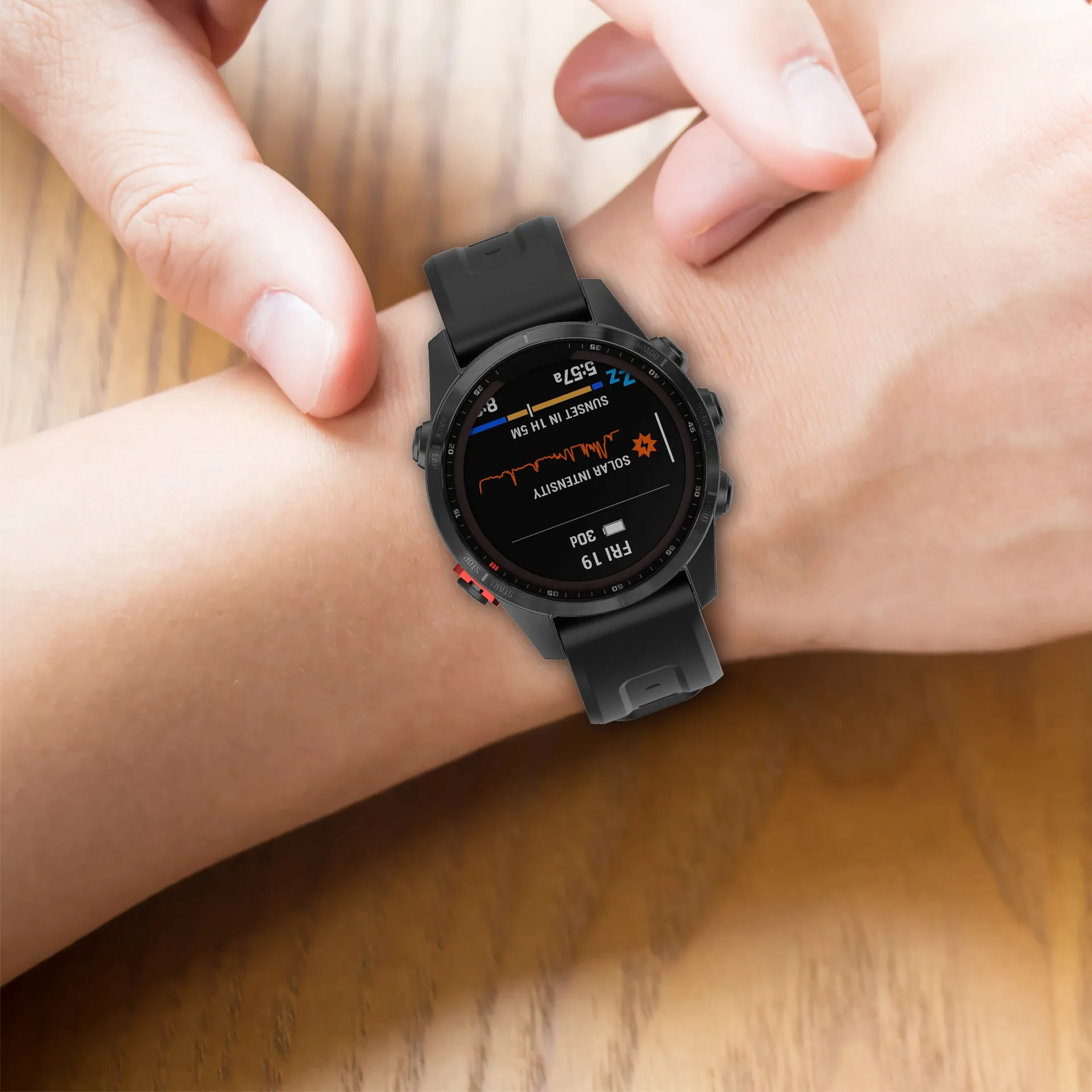 Durable Silicone Quick Fit Strap - 26mm, 22mm, 20mm