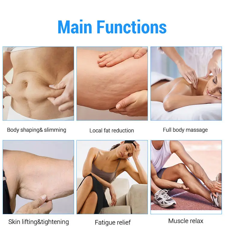 New 2 in 1 Turbo G8 Muscle Vibration Massage weight loss Electric Body Shaping Slimming G5 Anti Cellulite Machine - Image 3