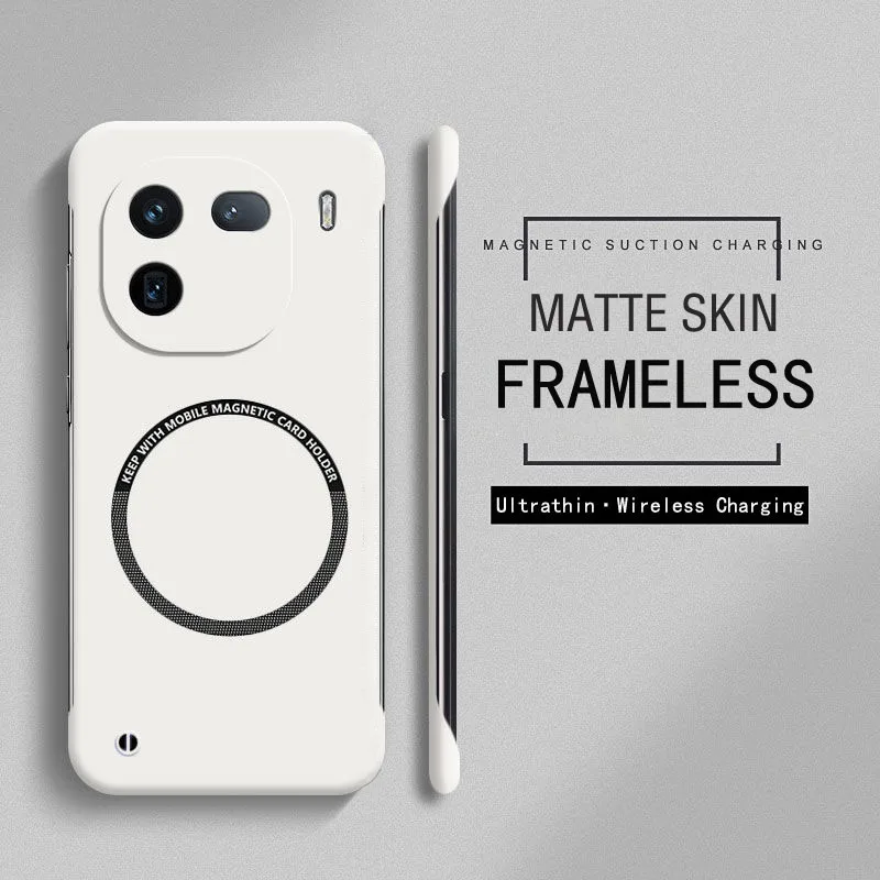 Frameless Magnetic Ultra Slim Hard PC Matte Back Cover Case