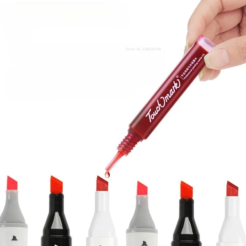 마커 잉크 보충제, 액체 범용 컬러 수채화 안료, 파인 아트 페인팅 용품, 잉크 아트 창작 안료 용품