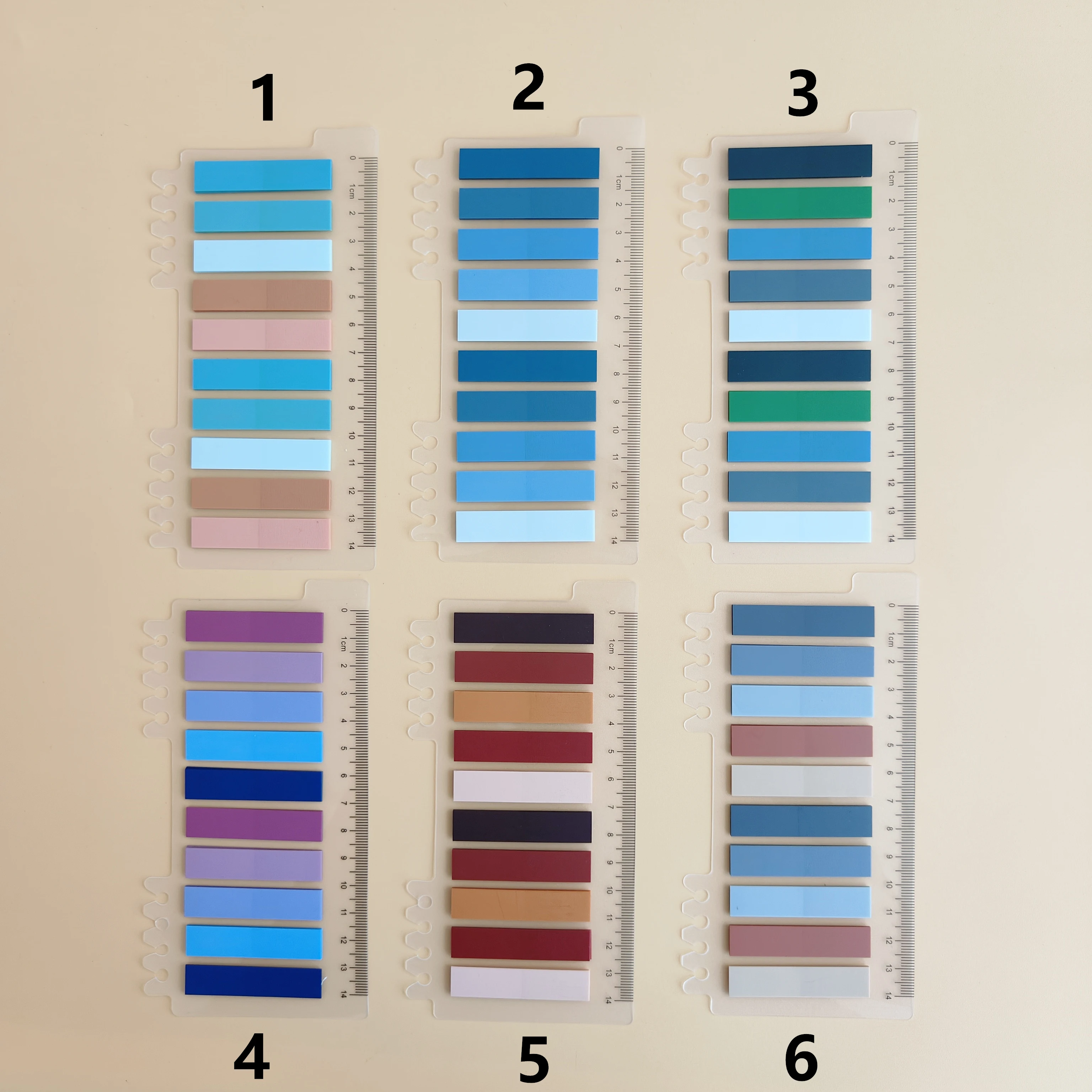 6 Packungen/Set transparente Haftnotizen, selbstklebende Lesezeichen, Anmerkungen, Lesebuch, transparente Tab, Kawaii, niedliches Briefpapier – Detail 5